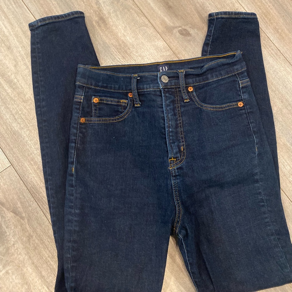 GAP Women's Deep Indigo Skinny Jeans